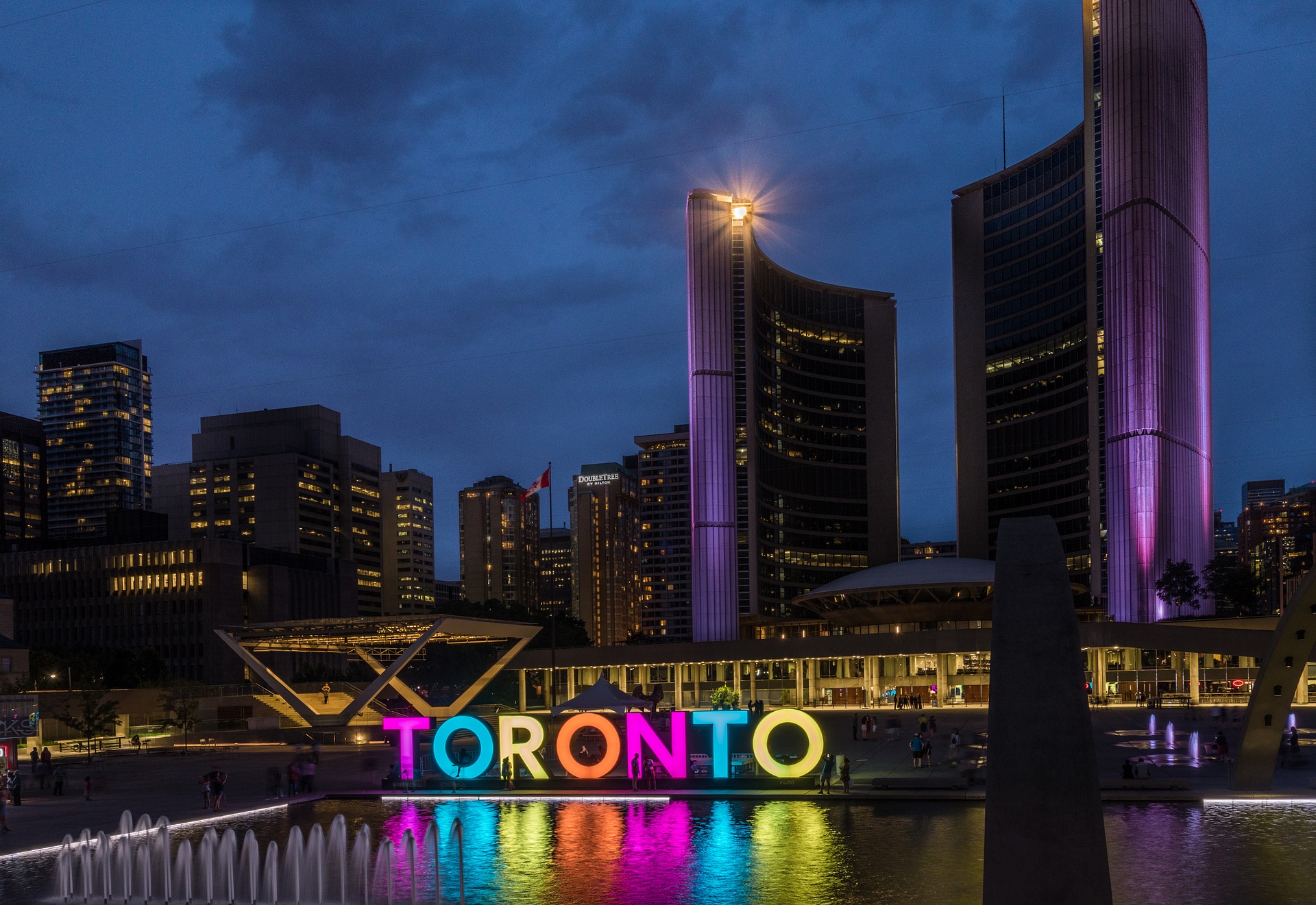 Toronto City at night